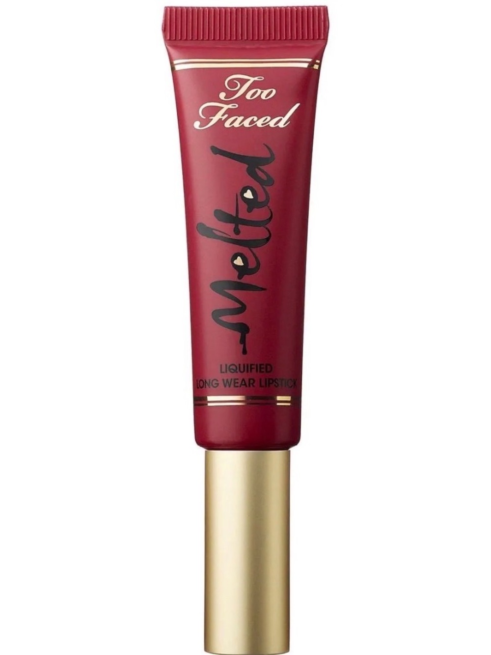 NWOB! Too Faced Melted Liquified Long Wear Lipstick - Deep Berry Red